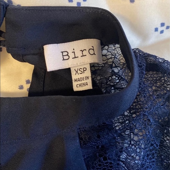 Lacy Blue Blouse - Picture 3 of 3